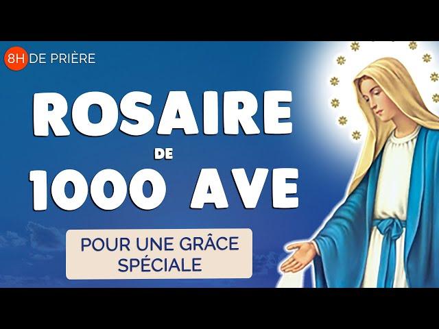 ROSAIRE  1000 JE VOUS SALUE MARIE  DEMANDER une GRÂCE SPÉCIALE