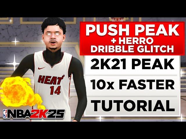 TYLER HERRO DRIBBLE GLITCH + PEAKING MAKES DRIBBLING FUN! DRIBBLE TUTORIAL 2K25 BEST PEAKS