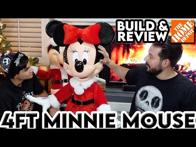 Home Depot Animated Minnie Mouse Christmas Animatronic Unboxing