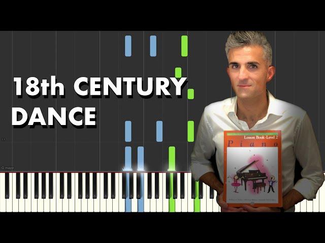 Alfred's Basic Piano Library Level 2 Lesson Book: "18th Century Dance" Synthesia Tutorial