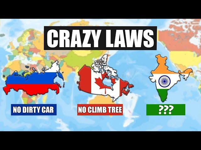 60 Weird Laws Across the World