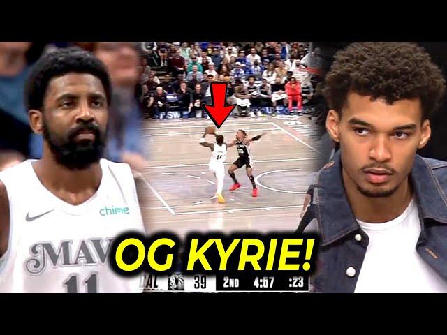 Di makapaniwala si Wemby sa ginawa ni Kyrie Irving, kinaliwa pa ni Uncle Drew!