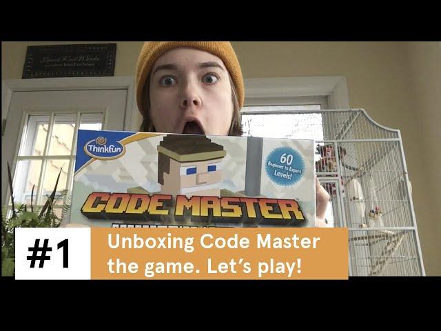 Unboxing Code Master (the game) #1. Let's play! [A programming logic board game]