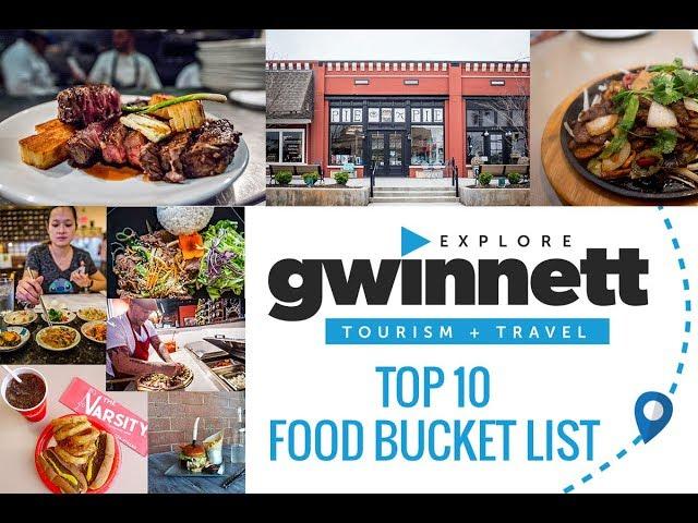 Explore Gwinnett's Top 10 Food Bucket List