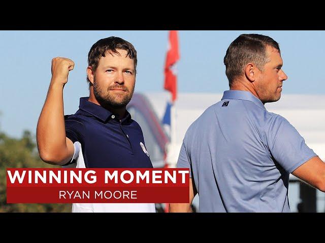 The 2016 Ryder Cup Winning Moment