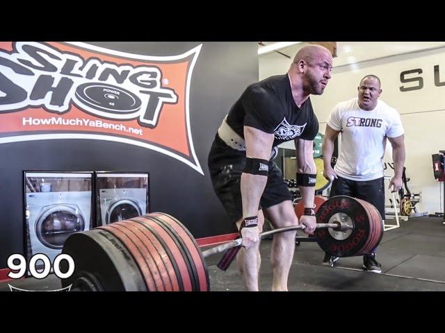 Pete Rubish 900 lb Deadlift Attempt