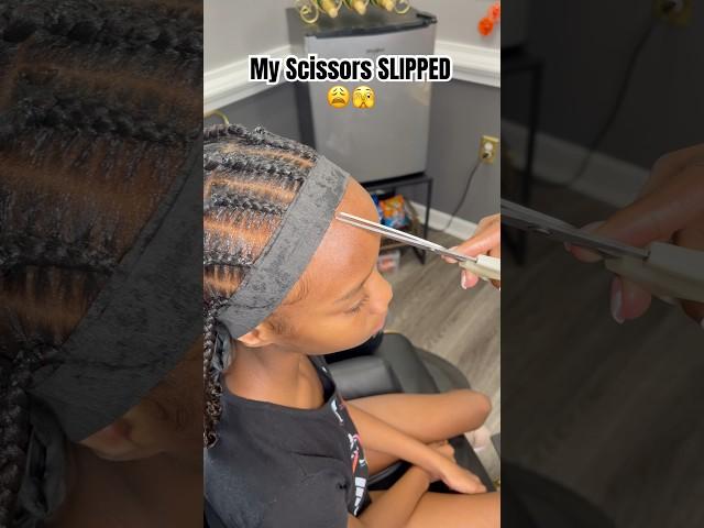 Braid Reveal SCARE 🫠 #bts #viral #shorts #youtube #trending #asmr #explore #viralvideos #reels