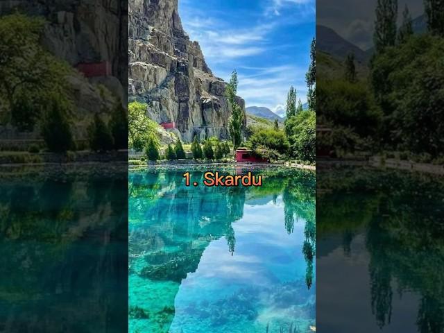 Top 10 Most Beautiful Places in Pakistan  #shorts ##top10 #pakistan #trending #viral #travel #facts