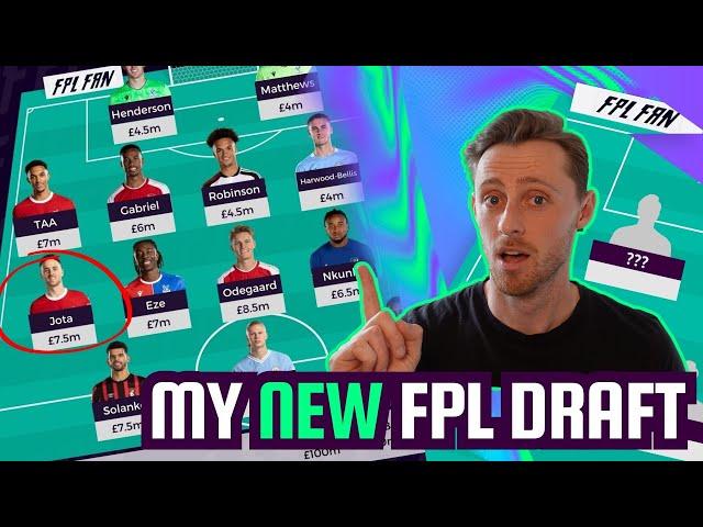 MY LATEST FPL GW1 DRAFT! I SOLANKE & JOTA IN  I Fantasy Premier League 24/25