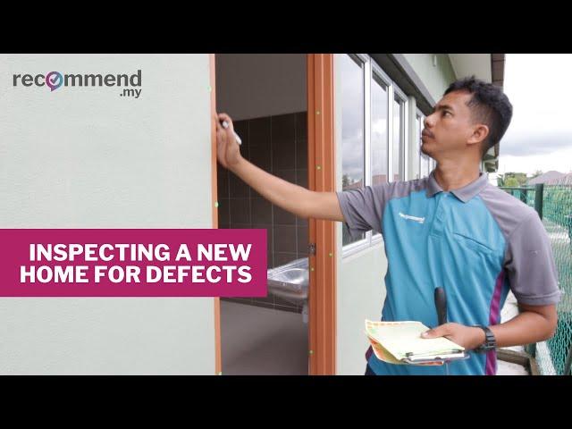 Finding 300 defects in a new Malaysian home (Home Inspection Service)