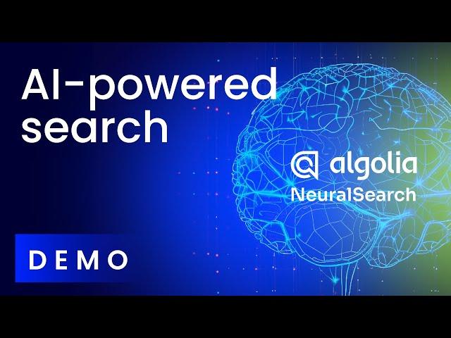 Algolia AI Search | Product Demo