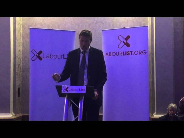 Tristram Hunt highlights from LabourList victory rally