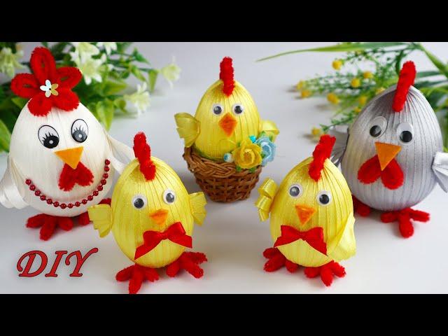 Chickens, hen, cockerel with your own hands  Easter craftsEaster decor