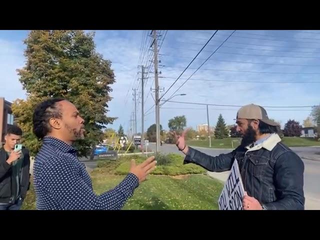 Muslim challenges Pastor David outside and inside his church!