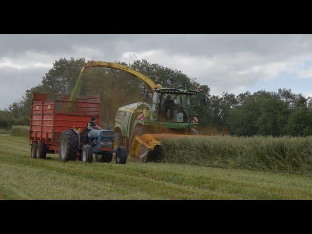 Silage making and cutting Corn in Northern Ireland