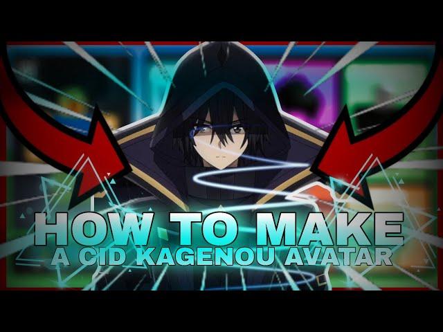 ROBLOX How to make a Cid Kagenou Avatar