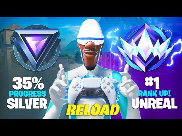 Silver to Unreal Controller Reload Speedrun (Fortnite Ranked)