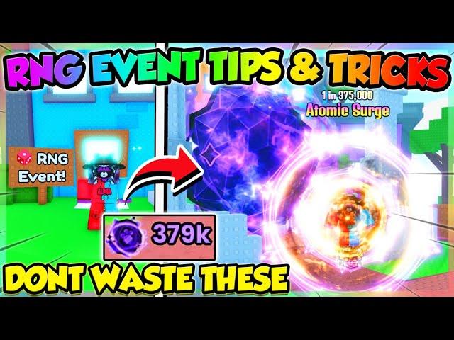 HOW TO GET GOOD PETS IN RNG EVENT!! TIPS & TRICKS!! (Pet Simulator 99 Roblox)