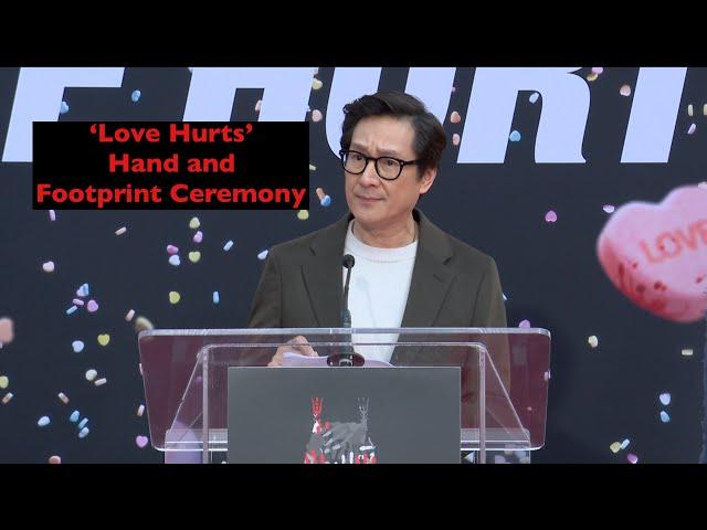 Rendezvous at the 'Love Hurts' Hand and Footprint Ceremony | Ke Huy Quan, Josh Brolin