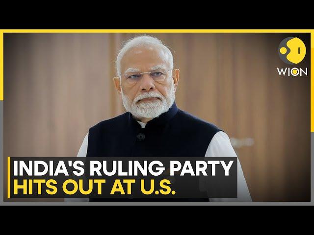 PM Modi-Led BJP Says US State Department Targeting India | World News | WION