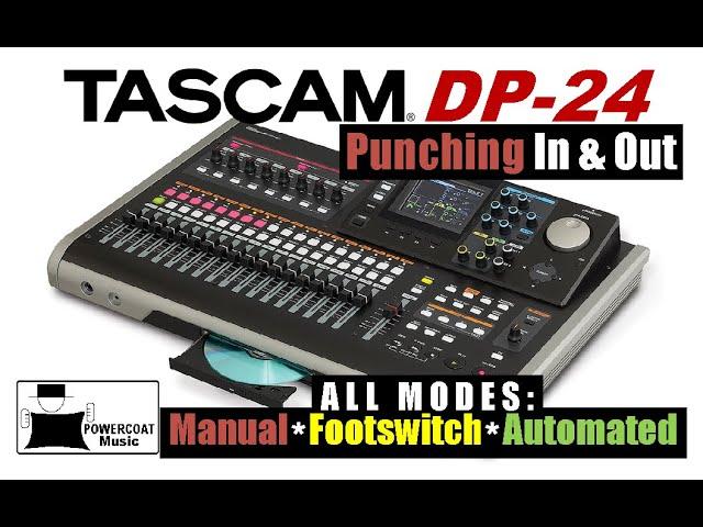 Tascam DP24/DP32 Digital Portastudio: Punching In & Out