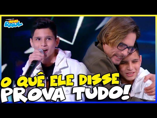 NICOLLAS GABRIEL ENCONTRA SEUS IDOLOS E SE EMOCIONA NO PROGRAMA RAUL GIL