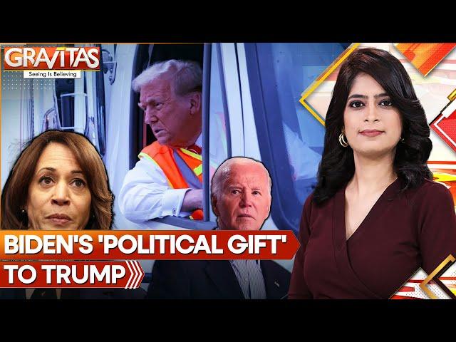 Trump Turns Biden's 'Garbage' Gaffe Into Campaign Gold | Will It Cost Harris the Election?| GRAVITAS