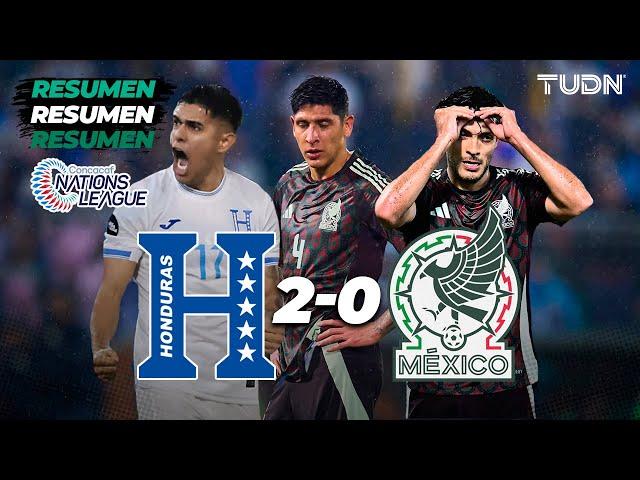 Resumen y goles | Honduras 2-0 México | CONCACAF Nations League 2024 | TUDN