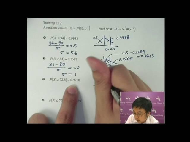 Herman Yeung - DSE M1 - Normal Distribution 正態分佈入門篇16