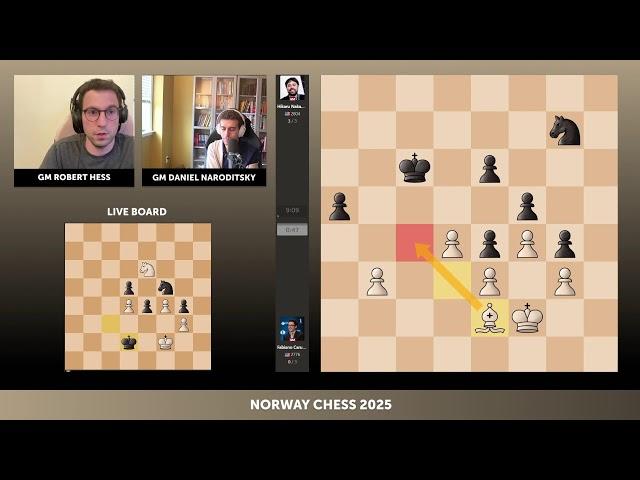 Norway Chess Round 1 with GM Hess and GM Naroditsky |!format |!schedule |!support