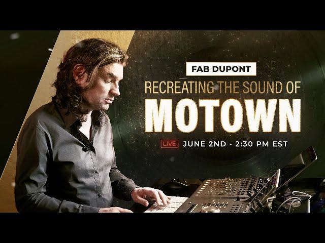 Puremix live | Recreating The Sound Of Motown w/ Fab Dupont