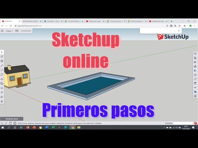 SketchUp online - Tutorial 1 - Primeros pasos