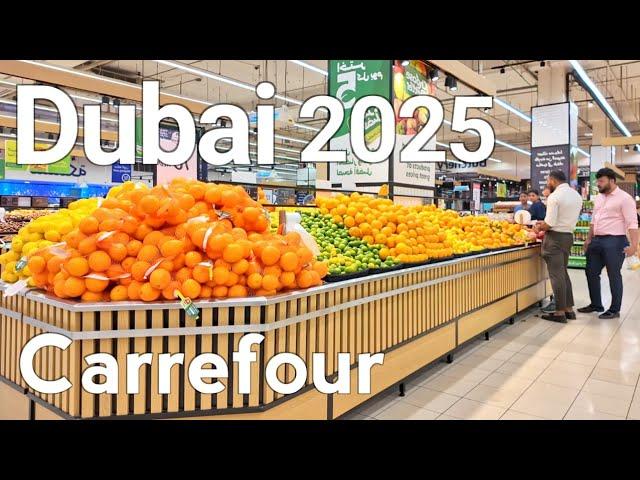 Dubai 2025 [4K] Dubai Hypermarket Carrefour Walking Tour 