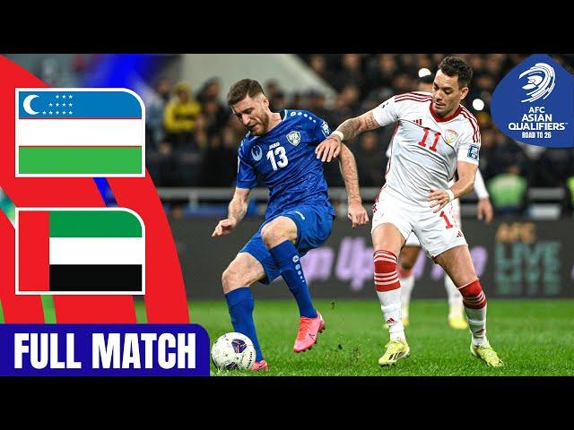 Uzbekistan vs. United Arab Emirates – Full Match | AFC Asian Qualifiers™ Road to 26