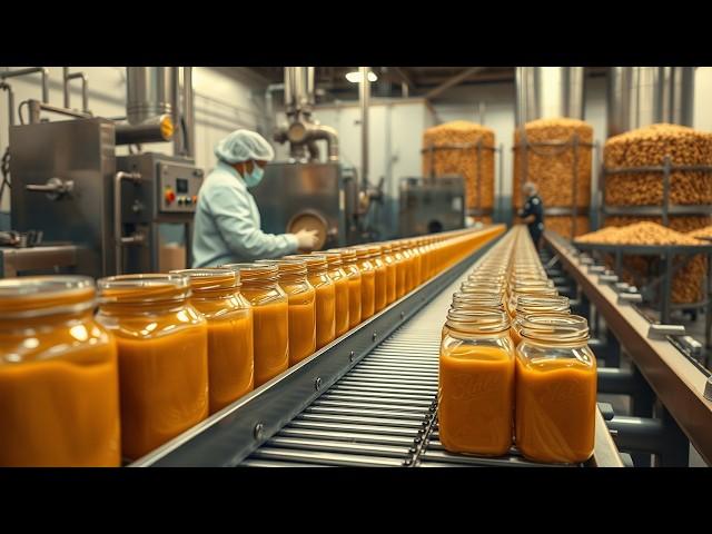 How Peanut Butter is Made in The Factory | PB Factory Process