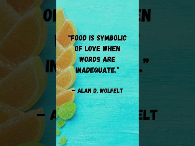 QUOTES ABOUT FOOD #quotes #shorts #food