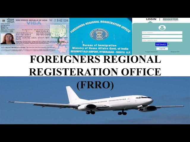 e-FRRO service for Foreigners