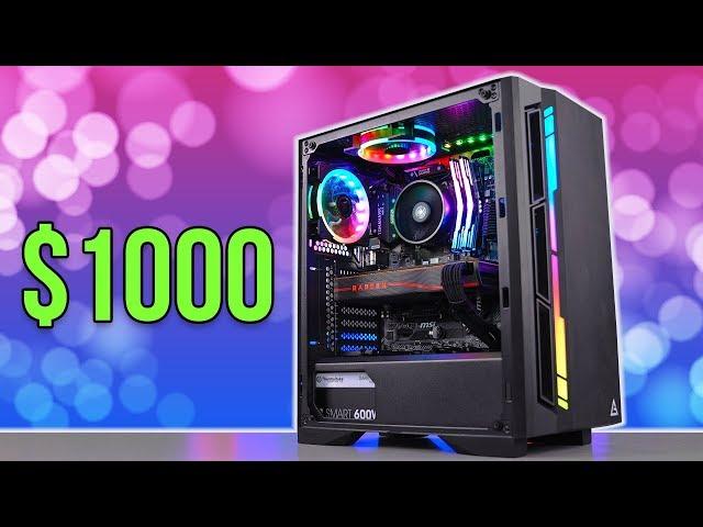 $1000 Gaming PC Build - R5 3600 + 5700 XT