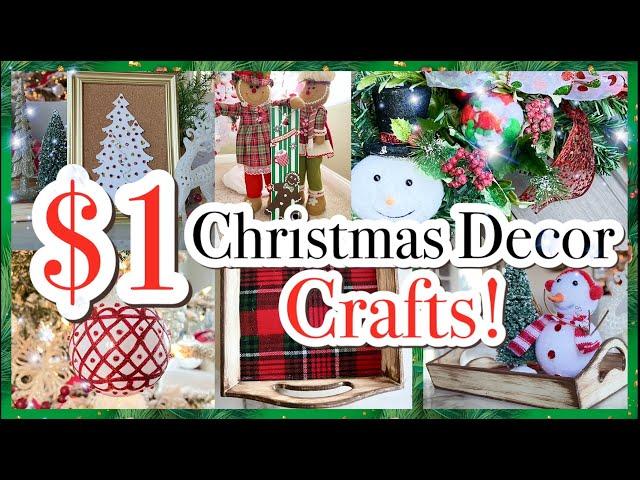 DOLLAR TREE CHRISTMAS DIY DECOR CRAFTS & IDEAS FOR 2021!!