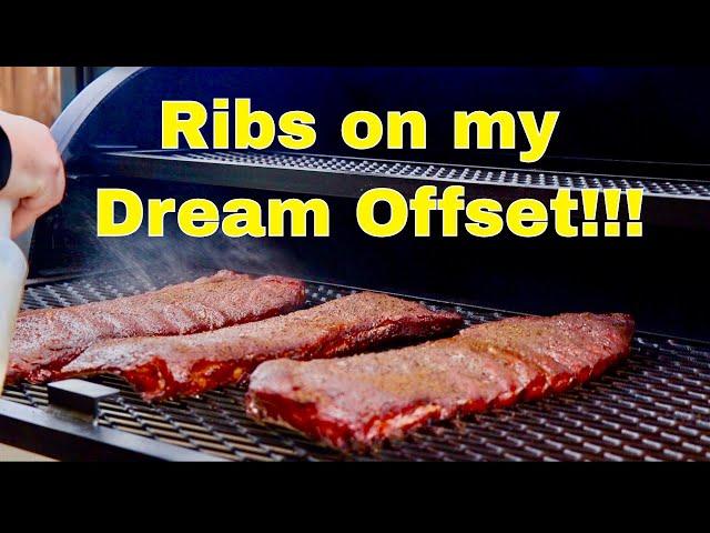 Smoked Ribs on offset smoker! Competition rib rub & BBQ sauce by Harry Soo | Lone Star Grillz offset