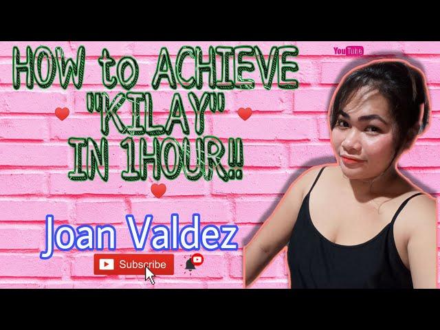 kilay in just 1hour/Joan Valdez