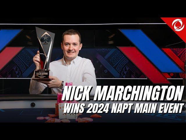 Nick Marchington WINS $765,200! | 2024 @PokerStars NAPT Las Vegas Main Event Champion