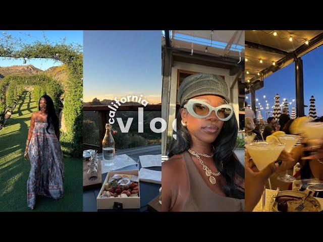 CALIFORNIA VLOG II | WINE TASTING , BRUNCH WITH A VIEW, THE HOLLYWOOD SIGN, GIRLS NIGHT OUT, + MORE