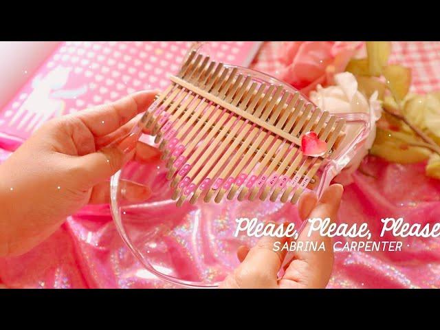 Sabrina Carpenter - Please, Please, Please | Kalimba Cover with Tabs 