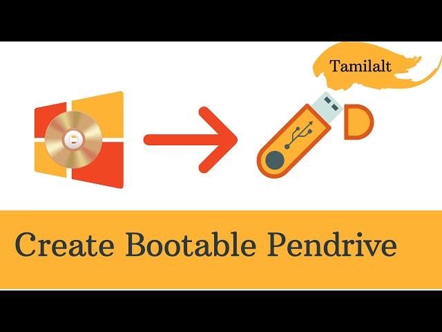 How to Create Bootable USB Windows 10 PenDrive in Tamil