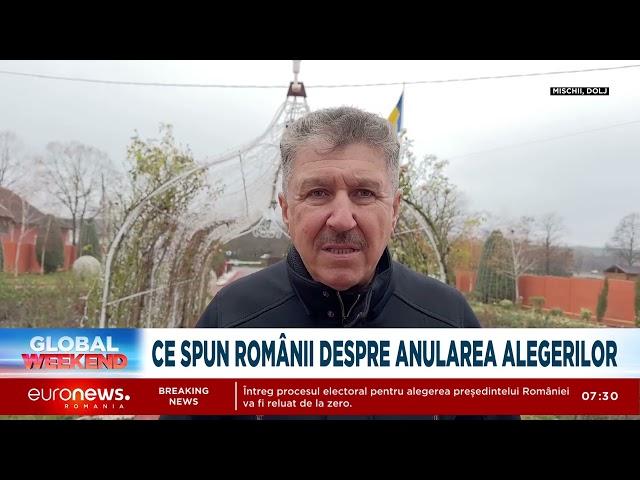 Ce spun românii despre anularea alegerilor