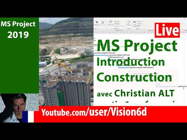 Ms Project ● Introduction  Projet de Construction ● Part 1
