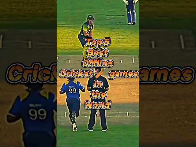 top 5 best offline cricket games for android  #shorts #cricket #offline #games #trending
