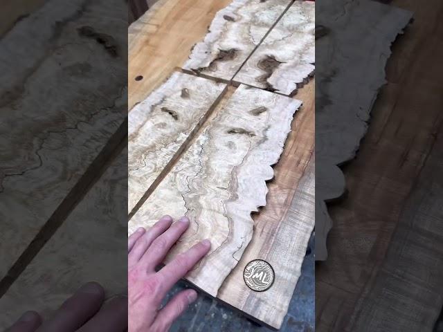 Spalted Burly Maple Resaw #woodworkingtools #wood #woodworker #tools #woodworking