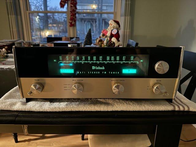 McIntosh MR71 Tuner Demo